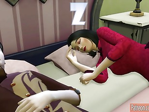 Japanese Son Fucks Sleeping Japanese After His Cheek Ached And He Went To Bed Next To His Mother Sharing The Bed Together - Family Sex Taboo - Adult Movie - Forbidden Sex | Japanese And Son Story